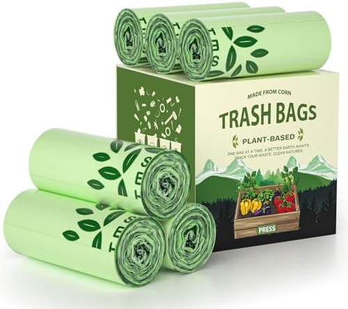 AYOTEE 150 Bags Compostable Trash Bags 3 Gallon Trash Bag, Compostable Bags by AYOTEE