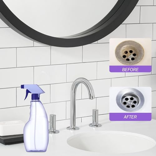 Bottle Cleaning Tablets 500ml Cleaning Spray with 12Pcs Concentrated All Purpose Cleaner Refill, Multipurpose Cleaner Spray for Instant Stain Removal, Water Bottle Tablets - Image 5