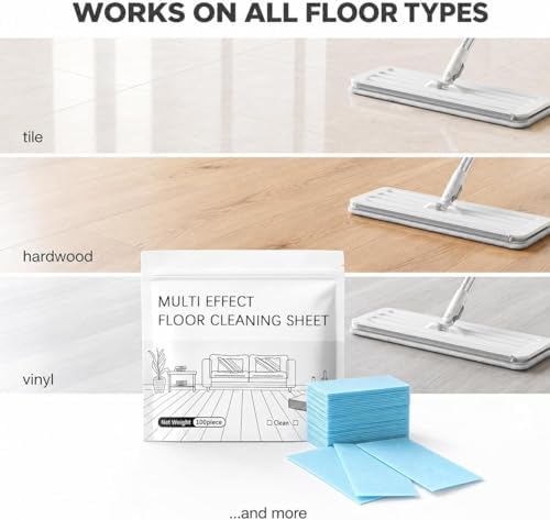 Floor Cleaning Tablets, 100 Count, Concentrated Multi-Surface Cleaner for Hardwood, Tile, Laminate & More (Purple Lavender) - Image 6