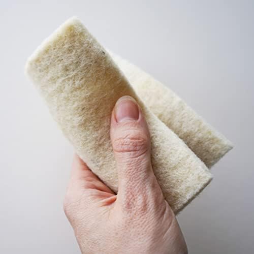 2-Pack Natural Wool Dish Sponges - Gentle, Effective & Compostable - Image 3