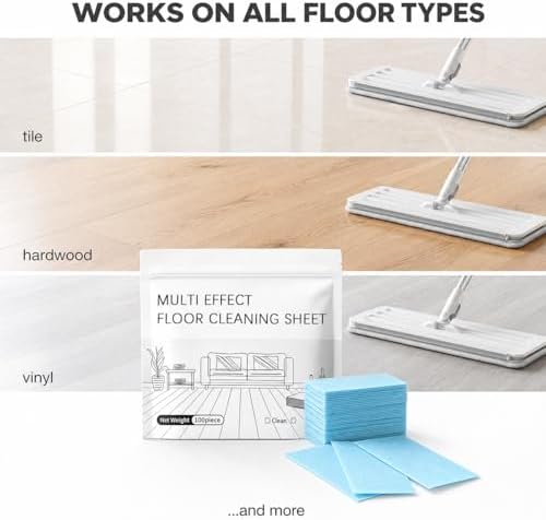 100pcs Multi-Surface floor cleaning tablets, multiple effect the floor clean, Water Soluble Floor Cleaner for Mopping for Hardwood, Laminate Floors, Wall Tiles, Glass - Image 5