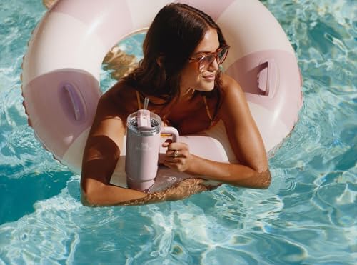 STANLEY Quencher H2.0 Flow State Tumbler, 30 oz, Peach Whip Gloss - Image 5