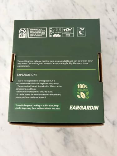 Compostable 8 Gallon Trash Bags Compost Small Garbage Bag Extra Thick 0.87 Mil for Kitchen Bathroom BPI Certified 30 Counts, Green - Image 6