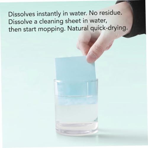 120-Pack Water Soluble Floor Cleaning Tablets, Multi-Surface Floor Cleaning Sheets for Mopping, Clean for Tile Wood Laminate, Blue - Image 3