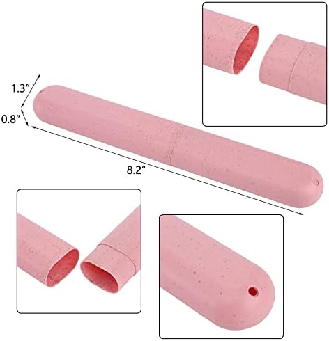 Hedume 28 Pack Travel Toothbrush Case, Portable Dust-proof Breathable Toothbrush Holder for Travel, Business, Home, Camping, School (4 Colors) - Image 5