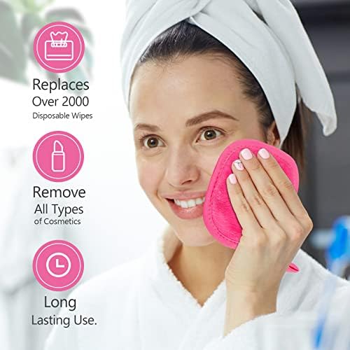Orighty Makeup Remover Cloths, 12 Pack Makeup Eraser Cloth, 5 x 5 Inch - Image 4