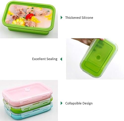 Alimat PluS 16.9oz Silicone Collapsible Food Storage Containers 3 Pack - Image 4