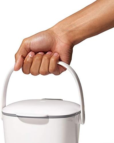 OXO Good Grips Easy-Clean Compost Bin, White, 0.75 Gal - Image 6