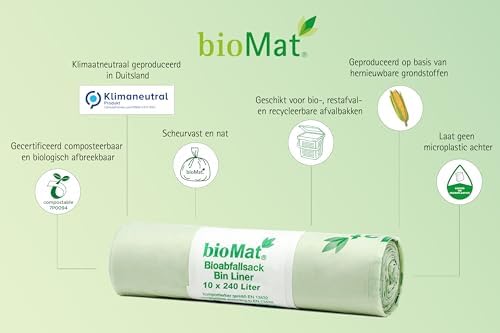 bioMat 64 Gallon Compostable Food Scrap Bags, 20 Count - Image 4