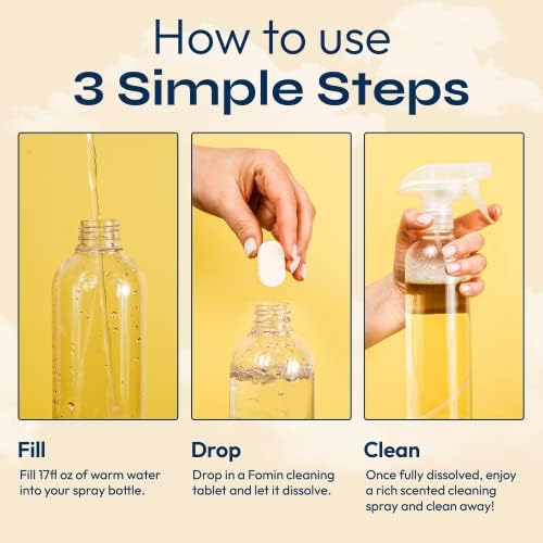 FOMIN Multi Surface Cleaner Refill Tablets (12 Pack) - Lemon Zest - Image 4