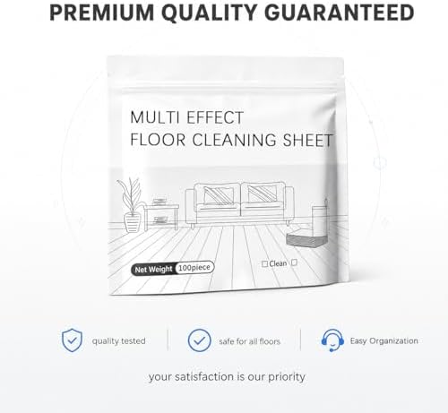 Multi-Surface Floor Cleaning Tablets, 100PCS Concentrated Floor Cleaner Tablets for Hardwood, Tile, Laminate & Vinyl Floors, Dissolvable Mop Cleaning Solution for Home & Kitchen Use - Image 5
