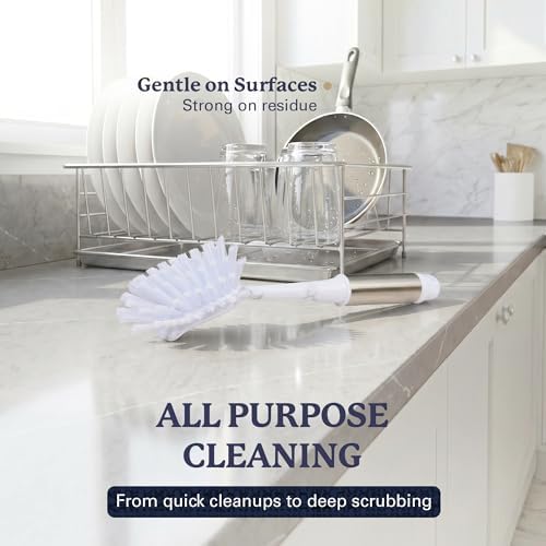 Farberware Dish Brush with Handle, 2 Pack, Firm Bristles - Image 4