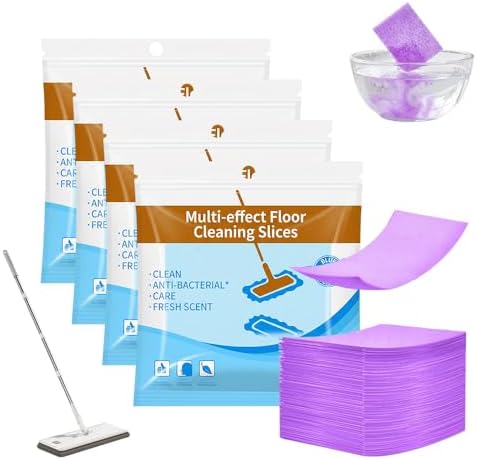 Multi-Effect Floor Clean Tablets, 2026 Upgraded Floor Cleaner Tablets, Multi-Surface Cleaner, Dissolvable Pre-Measured Deep Cleaning Cleaning Solution for Tile & Vinyl Floors (Purple 120PCS) by Byblack