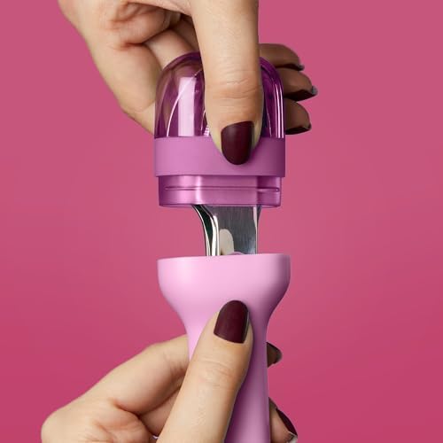 Zoku Pocket Utensil Set Stainless Steel Fork, Knife, and Spoon in Case Purple - Image 5
