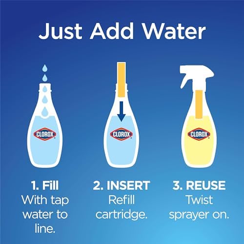 Clorox Disinfecting Multi-Purpose, Household Essentials, Cleaning Refills for Clorox Multi-Purpose Cleaning System, 2 Count - Image 4