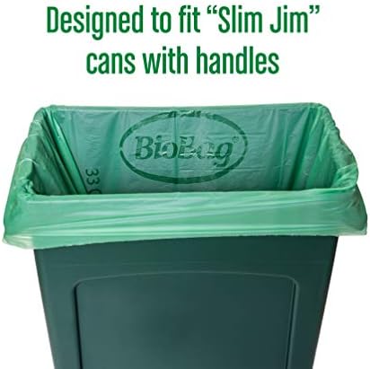 BioBag (USA) The Original Compostable Bag, 33 Gallon, 120 Count, 100% Certified Compostable Trash Bag Liners for Food Waste, Extra Strong and Durable, Trash Bag - Image 4