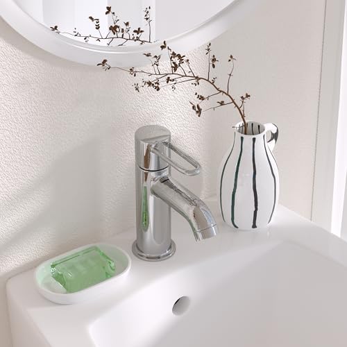 2Pcs/SetBathroom Soap Dishes, Not Plastic！,Bamboo Soap Dishes Holder for Bathroom Shower, Bathroom Sink Soap Dish (White) - Image 7