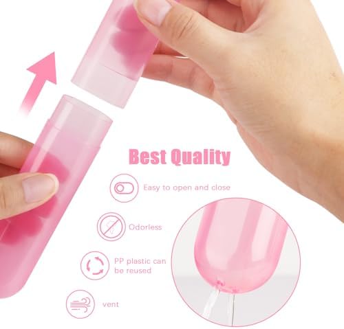 Hooqict 4 Pack Travel Toothbrush Case Portable Travel Toothbrush Holder Plastic Toothbrush Container Protector Cover Case for Traveling, Bathroom, Camping, Home, School, Business - Image 5