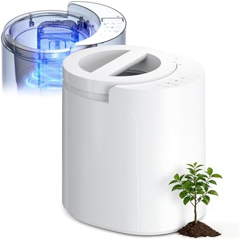 Electric Composter for Kitchen, LUBBYGIM 2.5L Smart Countertop Compost Bin by LUBBYGIM