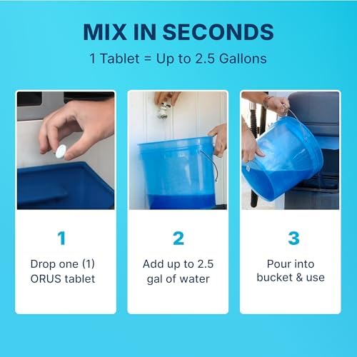 ORUS® Tabs | Window Cleaning Solution | Glass Cleaner Tablets, 135 Count - Image 4