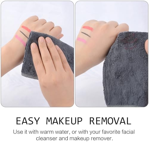 SINLAND Microfiber Facial Cloths Fast Drying Washcloth 12inch x 12inch Grey 6 pack … - Image 5