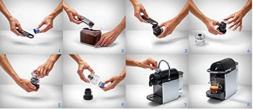 Reusable Capsules 6-Pack — Refillable Coffee Pods for Nespresso Original Line Machines, Add-On to Bluecup Starter Kit, BPA-Free & Dishwasher Safe - Image 3