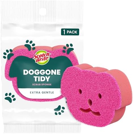 Scotch-Brite Doggone Tidy Non-Scratch Scrub Sponge, 1 Pack by Scotch-Brite