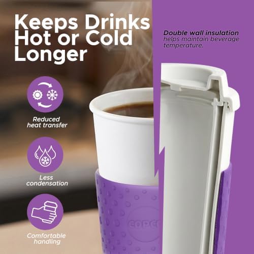 Copco – Acadia – Travel Mug – 16 Oz - Lilac - Image 3