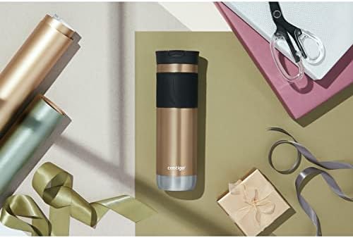 Contigo Byron 2.0 Stainless Steel Travel mug with Snapseal Lid and Grip, 24oz, Chardonnay, BPA Free and Leak Proof - Image 4