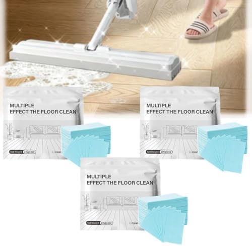 100/150/200/300pcs Floor Cleaning Tablets, Multi-Surface Floor Cleaning Tablets, Concentrated Cleaner Multiple Effect the Floors Clean for Tile,Hardwood (Blue-300pcs) by Unknown