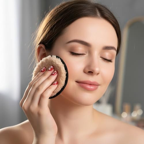 5 Pcs Reusable Cotton Rounds for Face Soft Makeup Remover Pads Washable Makeup Remover Cloth Double-Sided Reusable Makeups Removers Pads for Facial Cleansing 5 Colors - Image 5