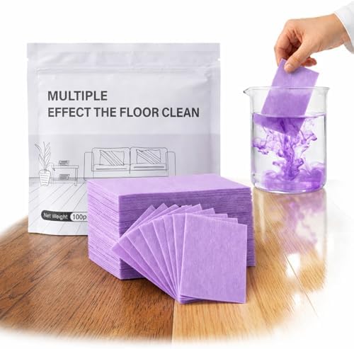 2026 New Multi-effect Floor Clean Tablets, Multi-effect Floor Cleaning Sheets with Fresh Scent, 30/60/90/100/120Pcs, Suitable for Tile, Wood, Laminate, Kitchen, And Bathroom Care Use (D, 120) by Linbuli