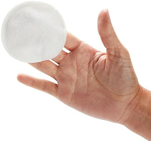 Glamlily Reusable Cotton Pads for Face Makeup Removal with Bamboo Holder and Mesh Storage Bag (White) 16 Pack - Image 7