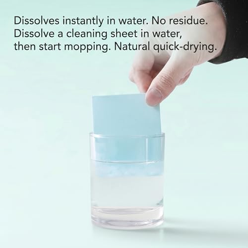 120-Pack Water Soluble Floor Cleaning Tablets, Multi-Surface Floor Cleaning Sheets for Mopping, Clean for Tile Wood Laminate, Purple - Image 5
