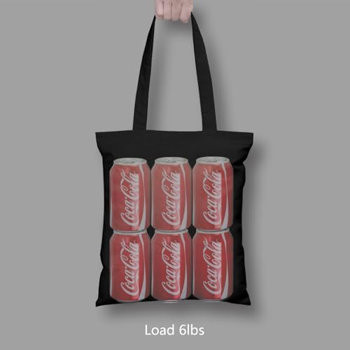 TOPDesign 30-Pack Economical 11.8"x13" Black Cotton Tote Bag, 5oz Lightweight Fabric, Small Reusable Grocery Shopping Cloth Bags, DIY Your Creative Designs - Image 6