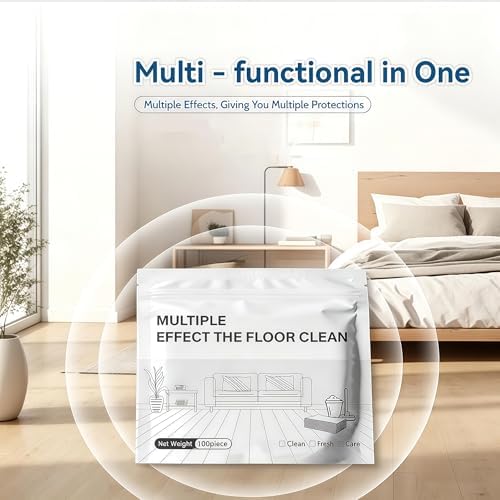 2026 New Multiple Effect The Floor Clean, Floor Cleaning Tablets, Multi Effect Floor Cleaner, Concentrated Cleaner for Hardwood, Tile, Laminate & More (Green, 200 Pcs) - Image 6