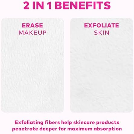 The Original MakeUp Eraser 7-Day Set, Erase All Makeup With Just Water, Including Waterproof Mascara, Eyeliner, Foundation, Lipstick, Sunscreen, and More! Cherry Crush, 7ct - Image 6