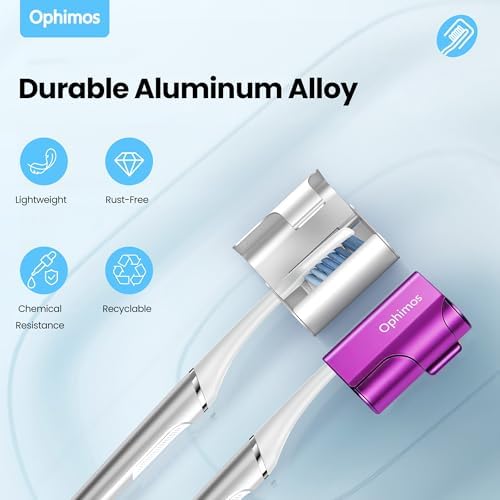 Aluminum Toothbrush Head Cover/Cap/Protector Case - Image 3