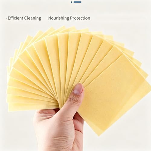 FZYLQY Floor Cleaner Tablets for Mopping Concentrated Floor Cleaning Sheets Dissolvable Multi Surface Floors Care Sheets for Sealed Hard Floor Tile Vinyl Laminate Kitchen Bathroom (Yellow, 60 Piece) - Image 2