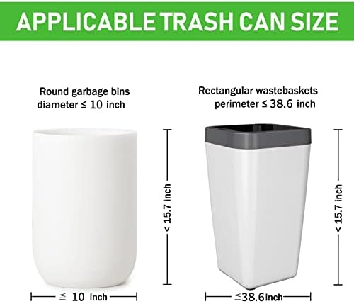 Compost Bags 5 Gallon 20Liter Extra Thick 0.78 Mils Food scrap waste bags with US BPI ASTM D6400 and Europe OK Compost Home Certified (Pack of 2) - Image 2