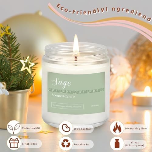 Scented Candles Gift Set for Women, 6-Pack Aromatherapy Candles for Home - Image 6