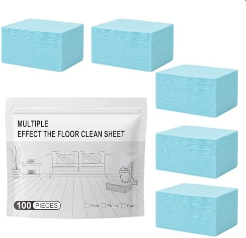 Multiple Effect The Floor Clean, FloorClean Tablets Multi Effect Floor Cleaner, 100 Piece Floor Cleaning Tablets Multi-surface Cleaner for Hardwood Laminate Tile Walls, Multi-surface Floors. (5PCS) by Unknown