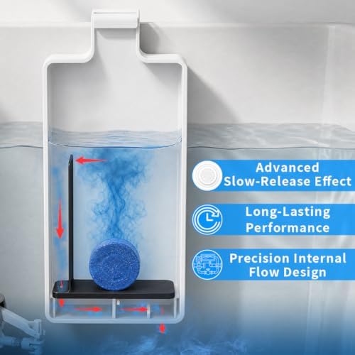 2 PCS Toilet Tank Cleaning Tablet Holder Toilet Cleaner Tablets Buffer Box - Image 3