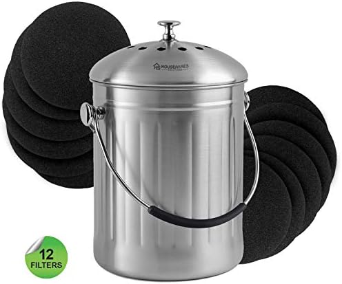 12 Pieces Activated Carbon Compost Bin Filters - 6.7 Inch Extra Thick Indoor Compost Bucket Filter Activated Charcoal Countertop Replacement Bin Filters, Round - Image 7
