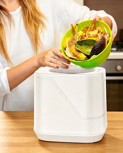 Electric Composter for Kitchen, 4L Large Smart Countertop Compost Bin, Odorless | Auto-Cleaning | Low Noise |Turn Food Waste into Fertilizer Composter, 2026 New Indoor Food Waste Compost Machine - Image 2