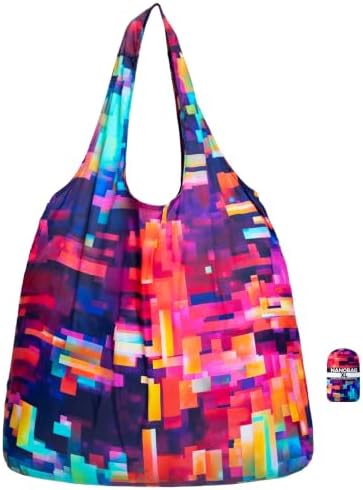 Nanobag XL 25L Tote Foldable Packable Reusable Grocery Shopping Bag by Nanobag