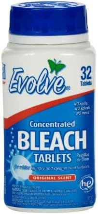 Evolve Concentrated Bleach Tablets 32 ct Original Scent (1 pack) by Evolve