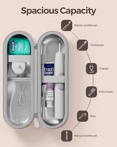 ProCase Electric Toothbrush Travel Case for Oral-B & Philips Sonicare -L - Image 4