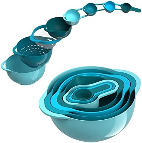 Pantula Mixing Bowls-Plastic Nesting Set of 8, Rv Camper Accessories by PantulaHomeGoods