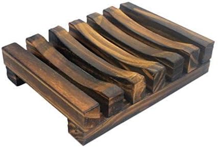 1 PCS Hawaii Style Bathroom Accessories Handmade Natural Wood Soap Dish Wooden Soap Holder - Image 3
